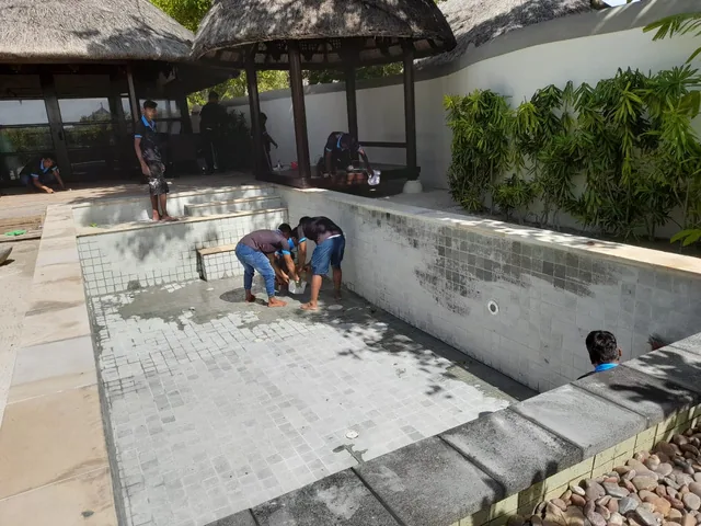 Renovation works across 96 villas — Four Seasons Kuda Huraa, 2022
