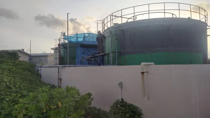 Diesel tank maintenance — The CrossRoads Maldives, 2022